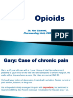 Opioids: Dr. Yuri Clement, Pharmacology Unit, FMS