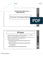 B. Formas Contrapuntisticas