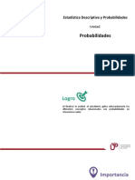 Probabilidades: Estadística Descriptiva y Probabilidades