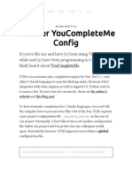 A Better YouCompleteMe Config