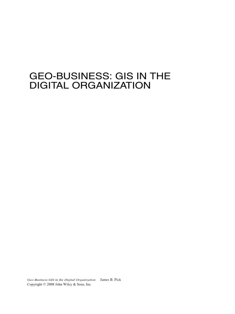 Geo-Business GIS in The Dig PDF | PDF | Geographic Information System ...