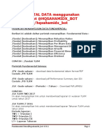 Panduan Fundamental Data