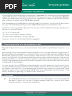 HBL Terms and Conditions