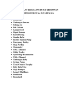 Daftar Alat Kesehatan Di Igd Kebidanan 7