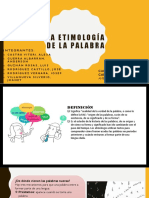 La Etimología de La Palabra