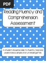 fluencyandcomprehensionassessmentforkindergarten