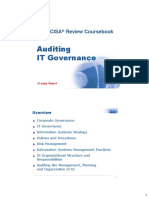 Auditing IT Governance