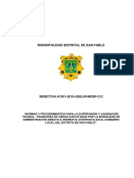 Normas y Procedimientos Para La Liquidación Tecnica y Financiera de Obras Ejecutadas Por La Modalidad de Administración Indirecta_rev01