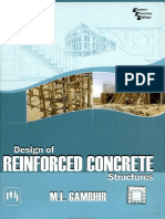Design of Reinforced Concrete Structures by M.L Gambhir