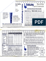 Tabla de Datos Acero y Concreto PDF