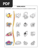 Actividades de Semejanzas