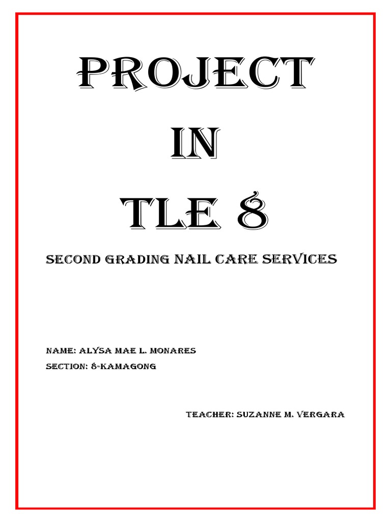 Project in Tle 8 Nail Care Services PDF