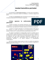 Hemolítica Perinatal