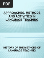 Approaches, Methods and Activities in Language Teaching