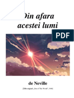 Neville Goddard Din Afara Acestei Lumi