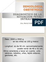 Semiólogía obstétrica: Anatomía fetal y diagnóstico intrauterino