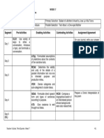 Week 7 A. Overview of Content and Objectives: Teacher's Guide, Third Quarter, Week 7