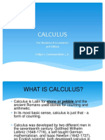 Calculus: For Business & Economics 3rd Edition Felipe L. Commandante, JR
