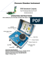 PMS Instrument Pressure Chamber Guide