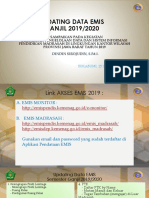 Updating Data Emis Kabupaten Sukabumi Ganjil 2019 2020