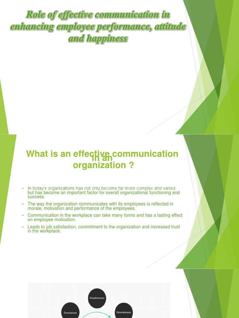 Boosting Employee Performance Through Communication | PDF | Motivation ...