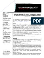 A Prospective Study of Crossed Versus Lateral Pinning For Displaced Extension-Type Supracondylar Fractures of Humerus