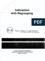 Proded Math II-A Subtraction With Regrouping PDF