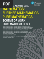 P1 Maths Edexcel IAL Scheme of Work