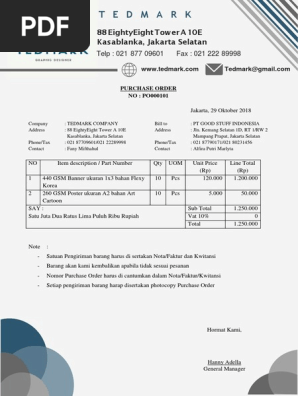 Purchase Order