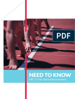 Need To Know IFRS 13 Fair Value Measurement (Print)