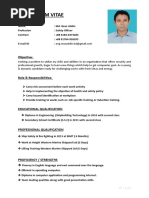 EHS CV of Reaz