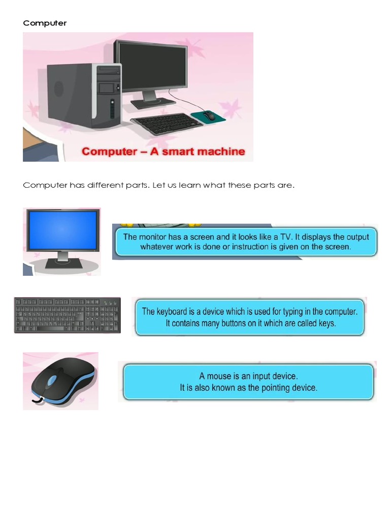 Understanding Computer Parts | PDF