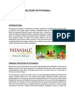 Case Study of Patanjali