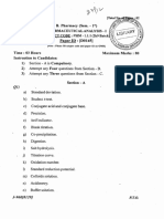 Paper ID: (D01a5l: B. Pharmacy (Sem. - L') Pharmaceuttcal Analysis - I Subjeqt Code: PHM - 1.1.1 (2k9 Batch