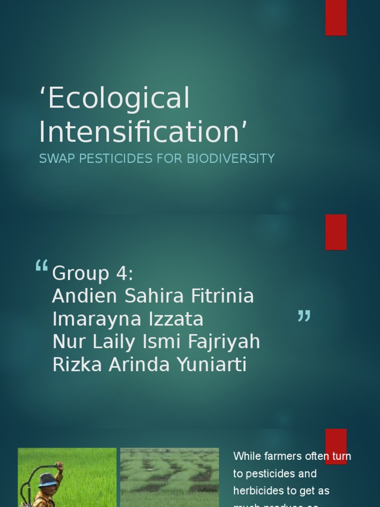 Ecological Intensification' Swaps Pesticides For Biodiversity ...