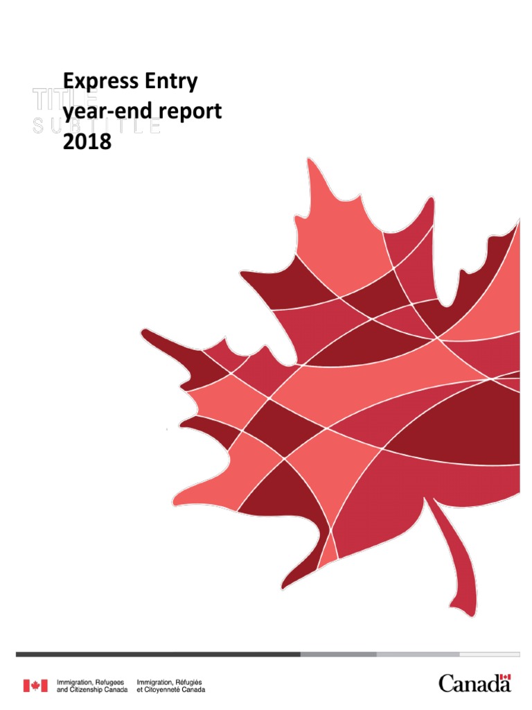 Express Entry Year End Report 2018 PDF Business