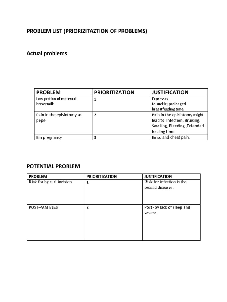 Prioritization of Maternal Health Issues | PDF