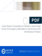 Curso Universitario Geriatria Gerontologia