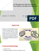 QSAR Study of Anti-TB Leads From Natural Products Library Originated From Marine Microbes and Medicinal Plants