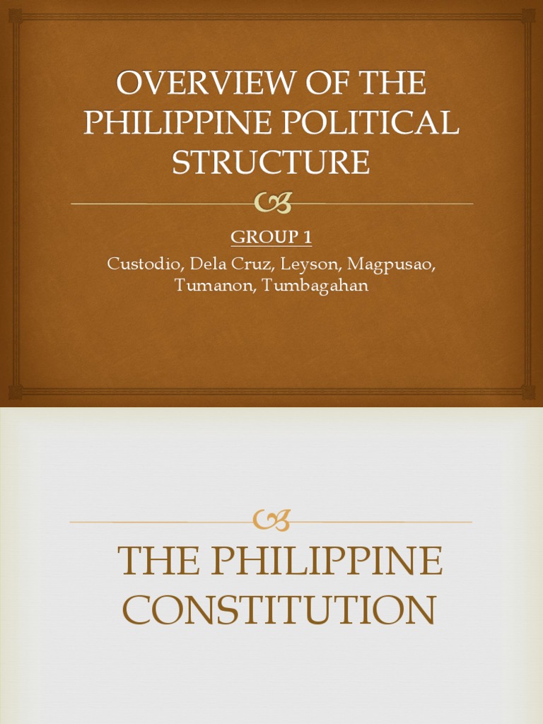 the philippine political structure essay pdf