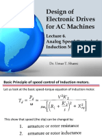 Design of Electronic Drives For AC Machines: Analog Speed Control of Induction Motors