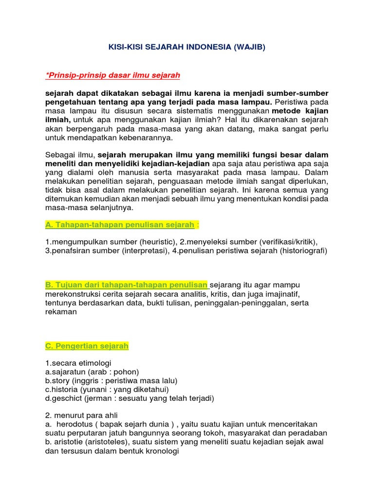 Sejarah Wajib Fix