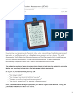 How To Document A Patient Assessment SOAP PDF