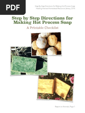 Soap manufacturing