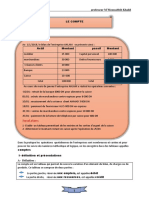 Chapitre 3: Le Compte Comptable