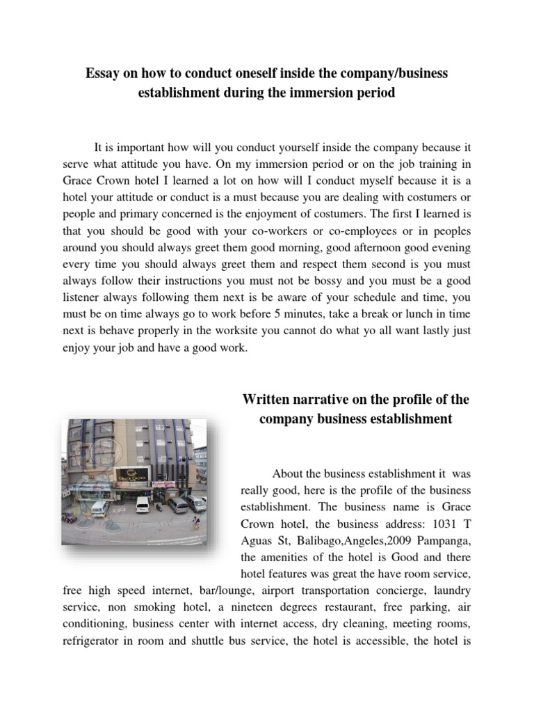 essay-on-how-to-conduct-oneself-inside-the-company-pdf