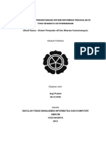 Analisis Dan Perancangan Sistem Informasi Penjualan Di Toko Bharata Kutowinangun