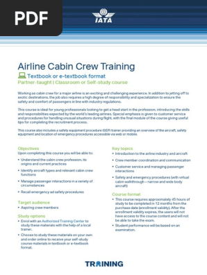 Air Cabin Training Flight Attendant Airlines