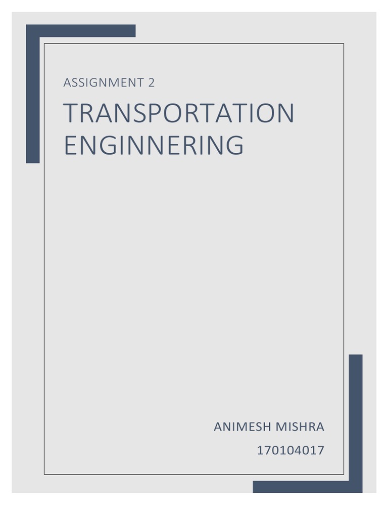 Transport Assignment 2 | PDF | Igneous Rock | Rock (Geology)