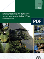 La Evaluación de Los Recursos Forestales Mundiales 2010
